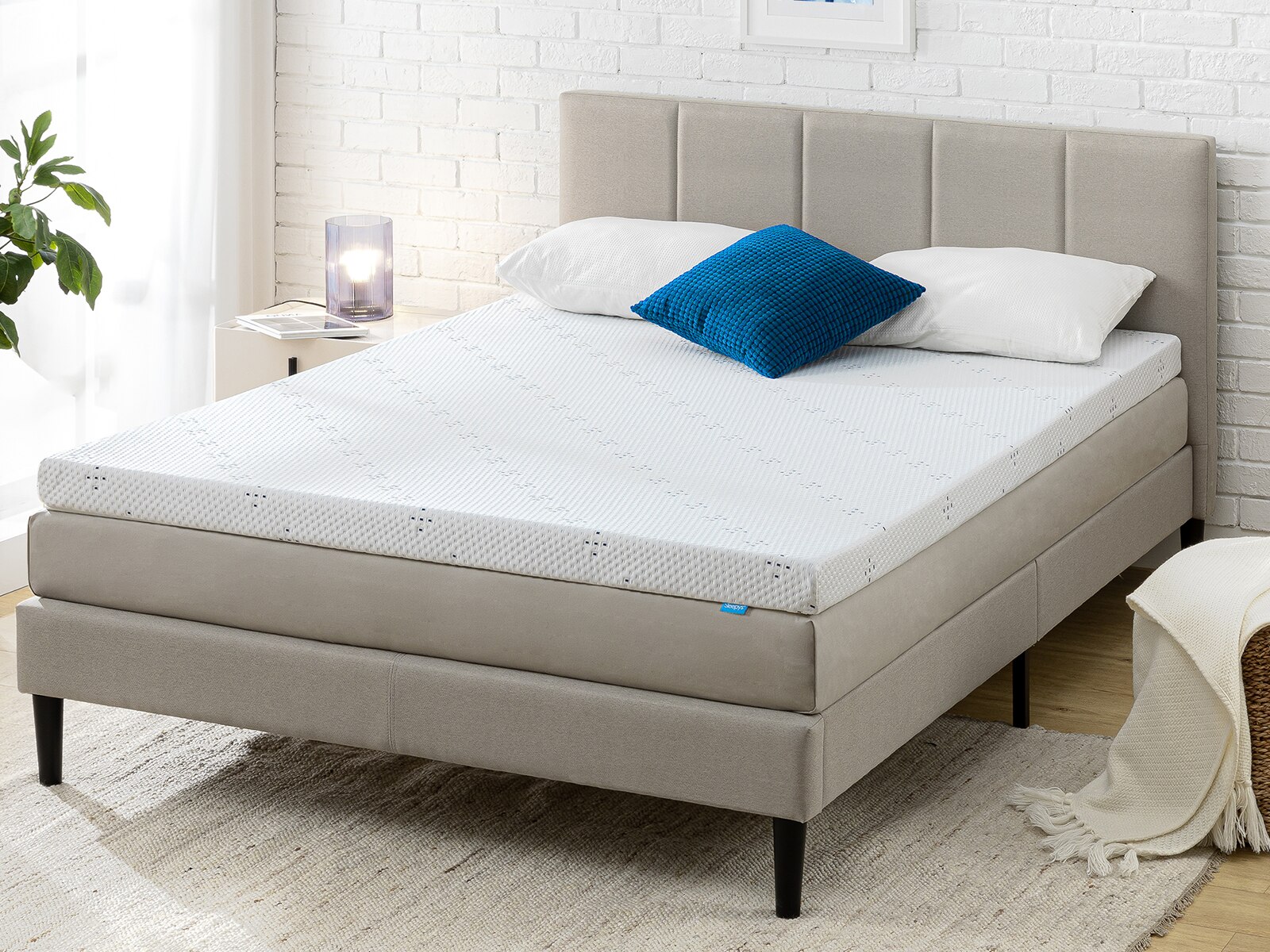 Sleepmax Mattress Topper Full Size 3 Inch - Gel Memory Foam