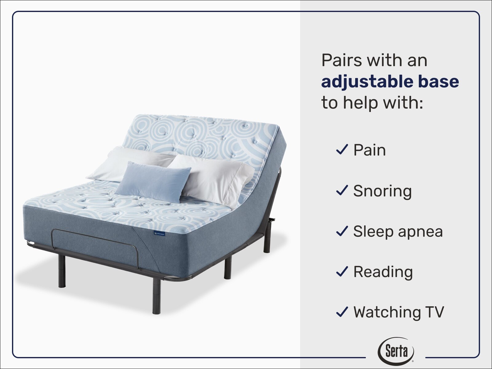 Serta Perfect Sleeper® Renewed Relief™ 12" Plush Hybrid Mattress