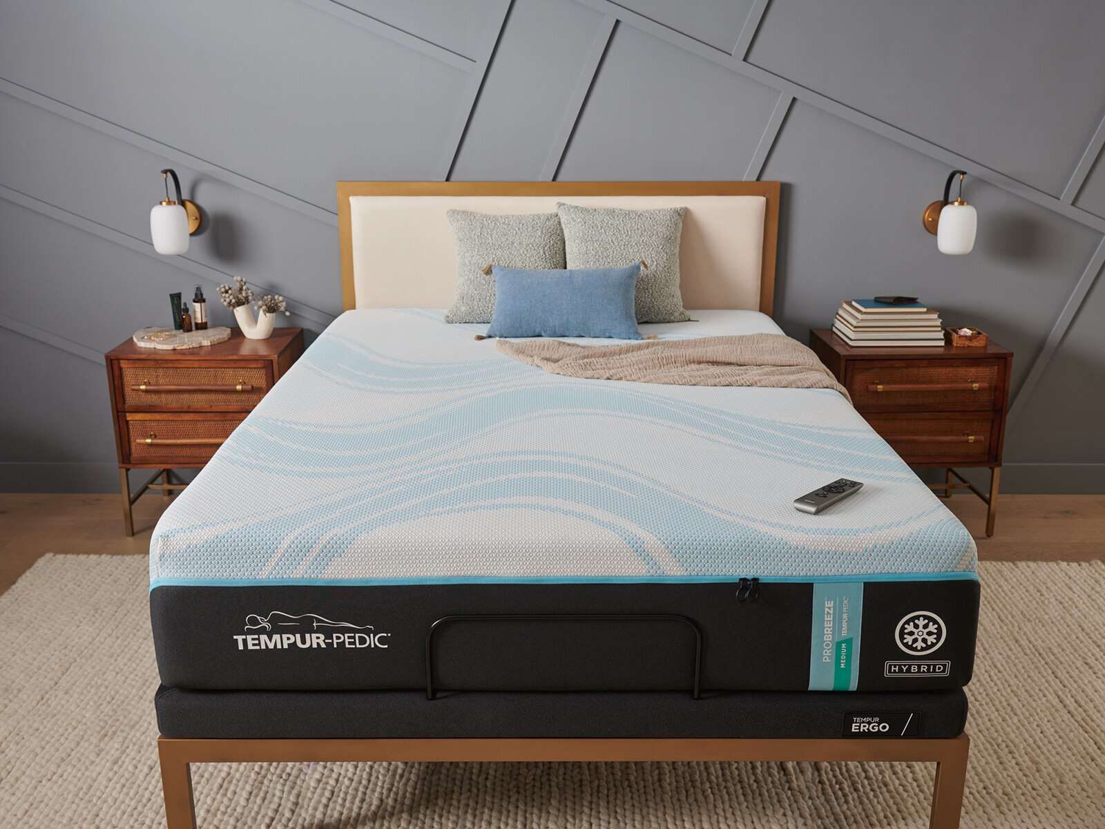 TEMPUR-ProBreeze™ Medium Hybrid Mattress by Tempur-Pedic®, Free Delivery  Nationwide