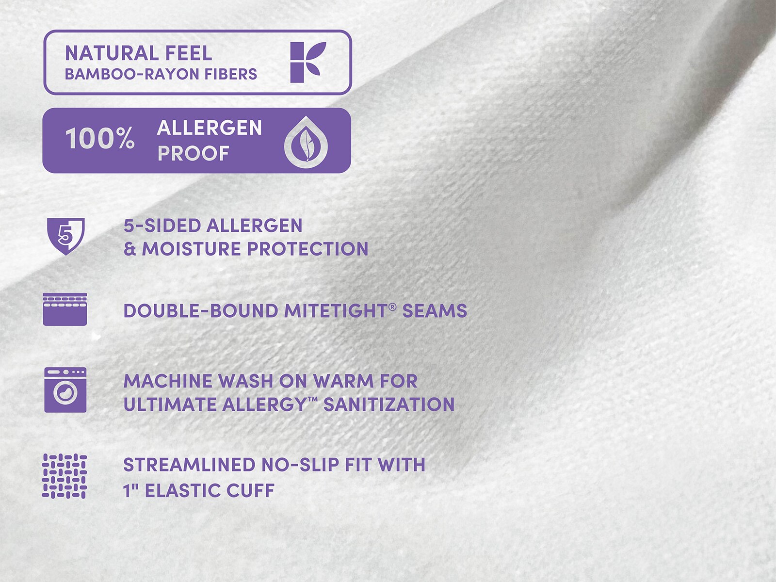 Sleepy's Ultimate Allergy Bamboo Mattress Protector