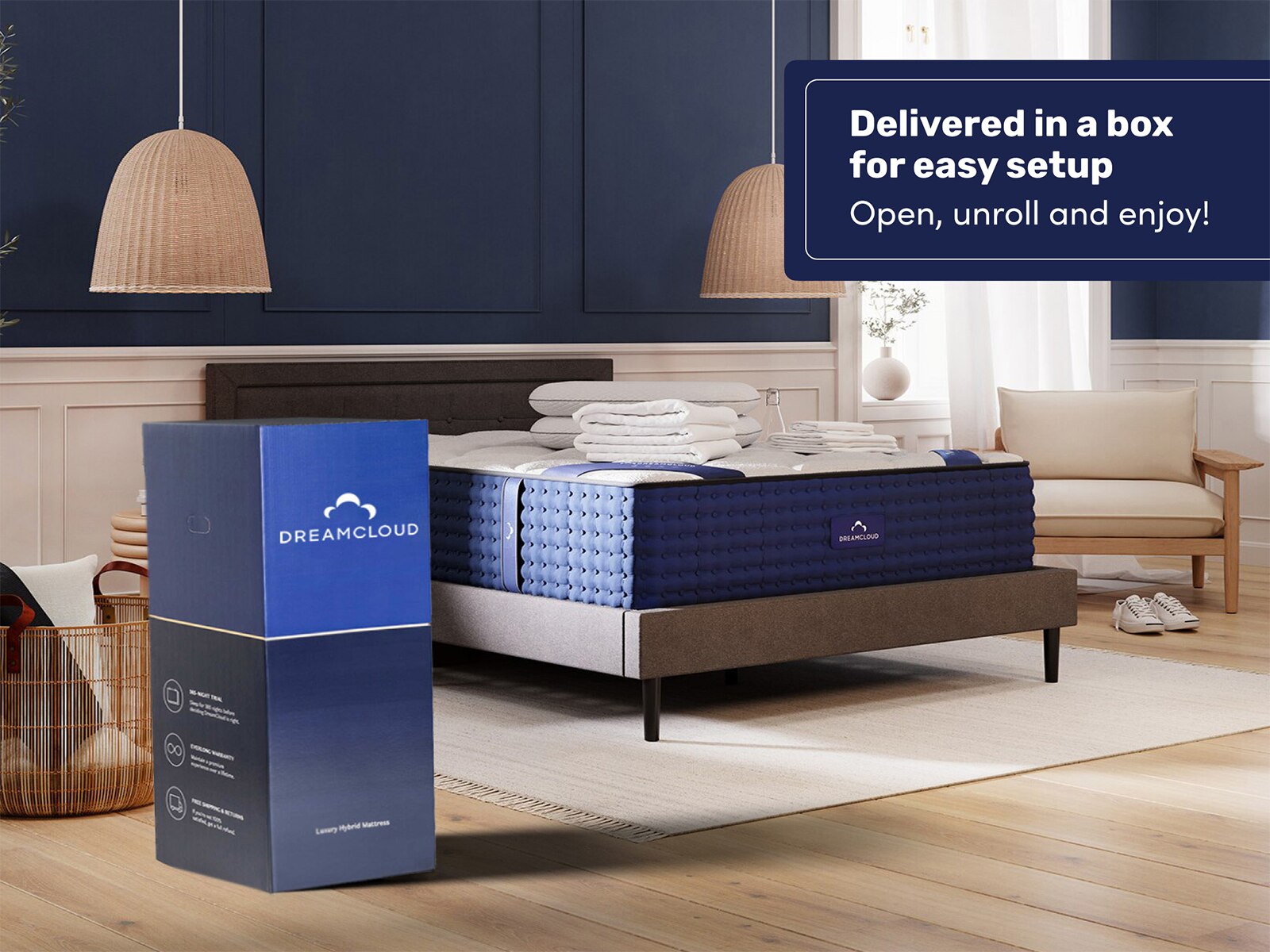 DreamCloud 14" Hybrid Mattress Mattress Firm