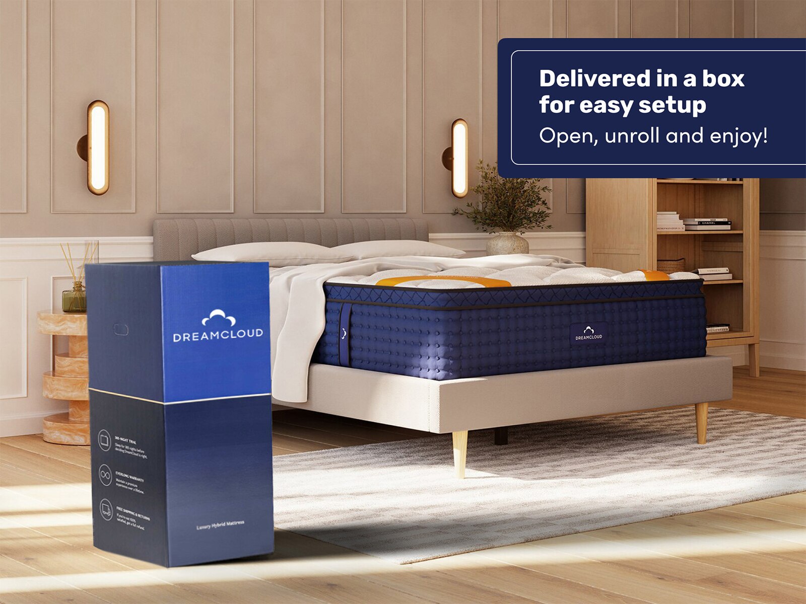 DreamCloud Premier Rest 16" Hybrid Mattress Mattress Firm