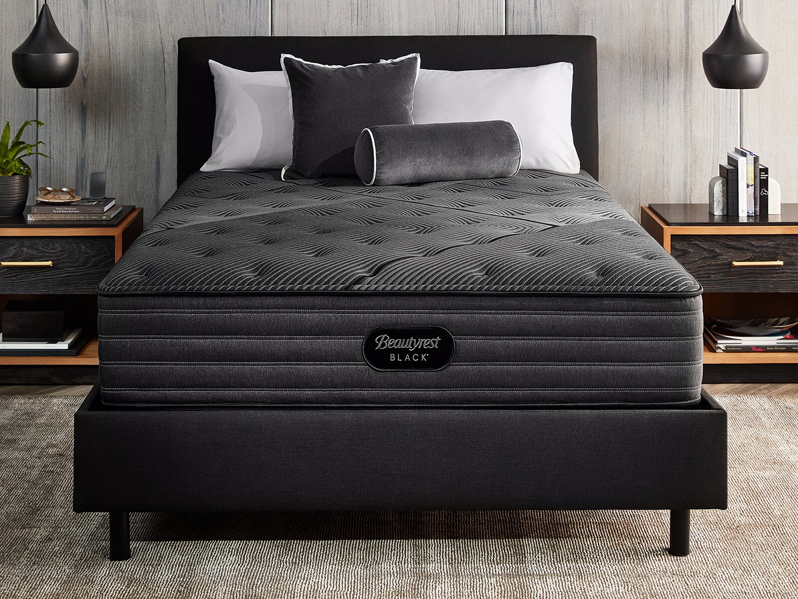 Simmons beautyrest black l class outlet medium