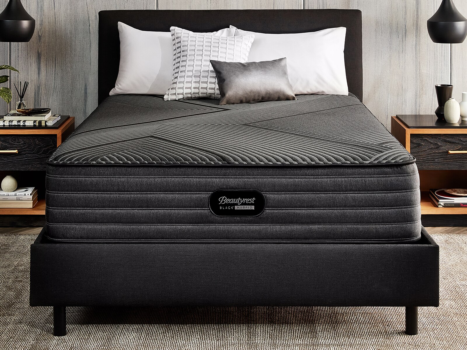 Beautyrest hybrid plush mattress shop firm