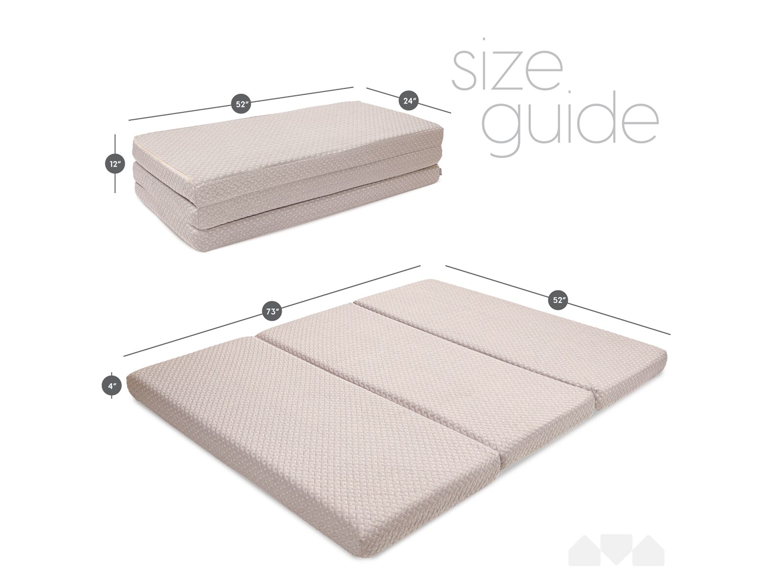 Milliard Memory Foam TriFold Mattress Mattress Firm