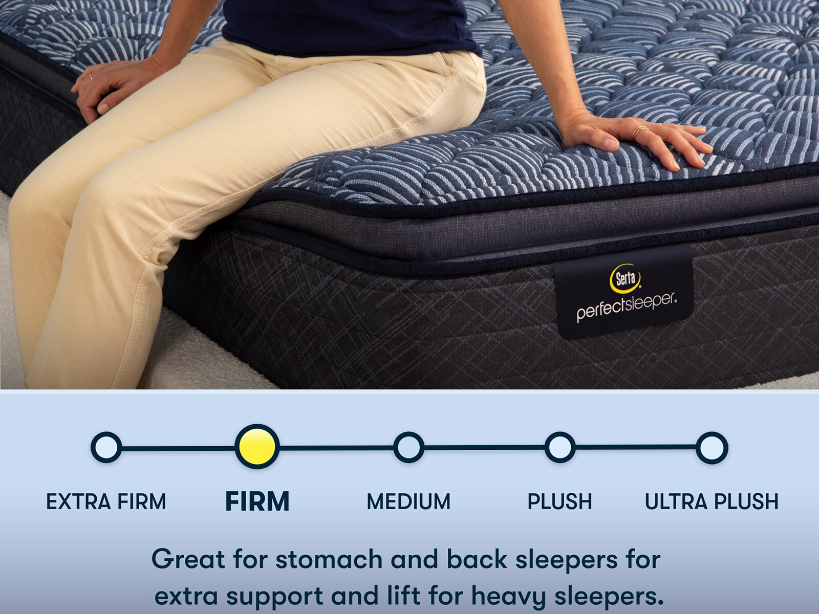 Serta Perfect Sleeper® Oasis Sleep 14.5" Firm Pillow Top Mattress