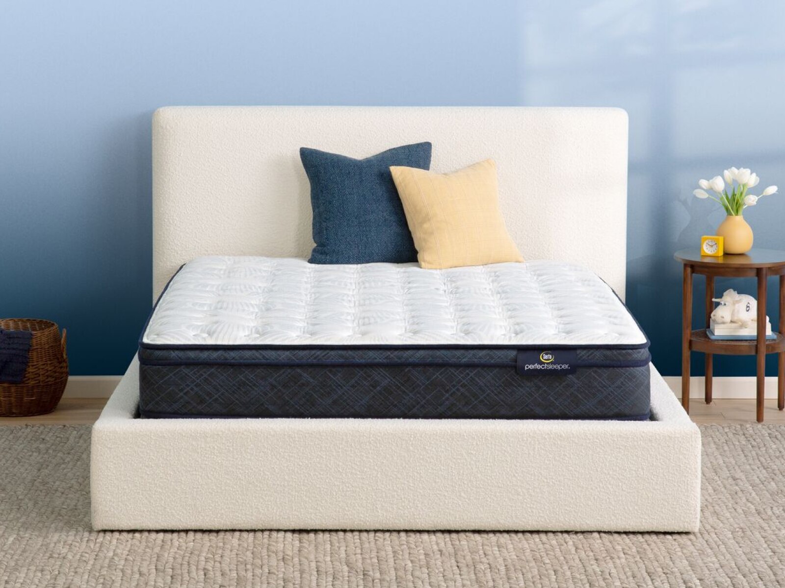 Serta boulevard ii twin deals firm euro top mattress