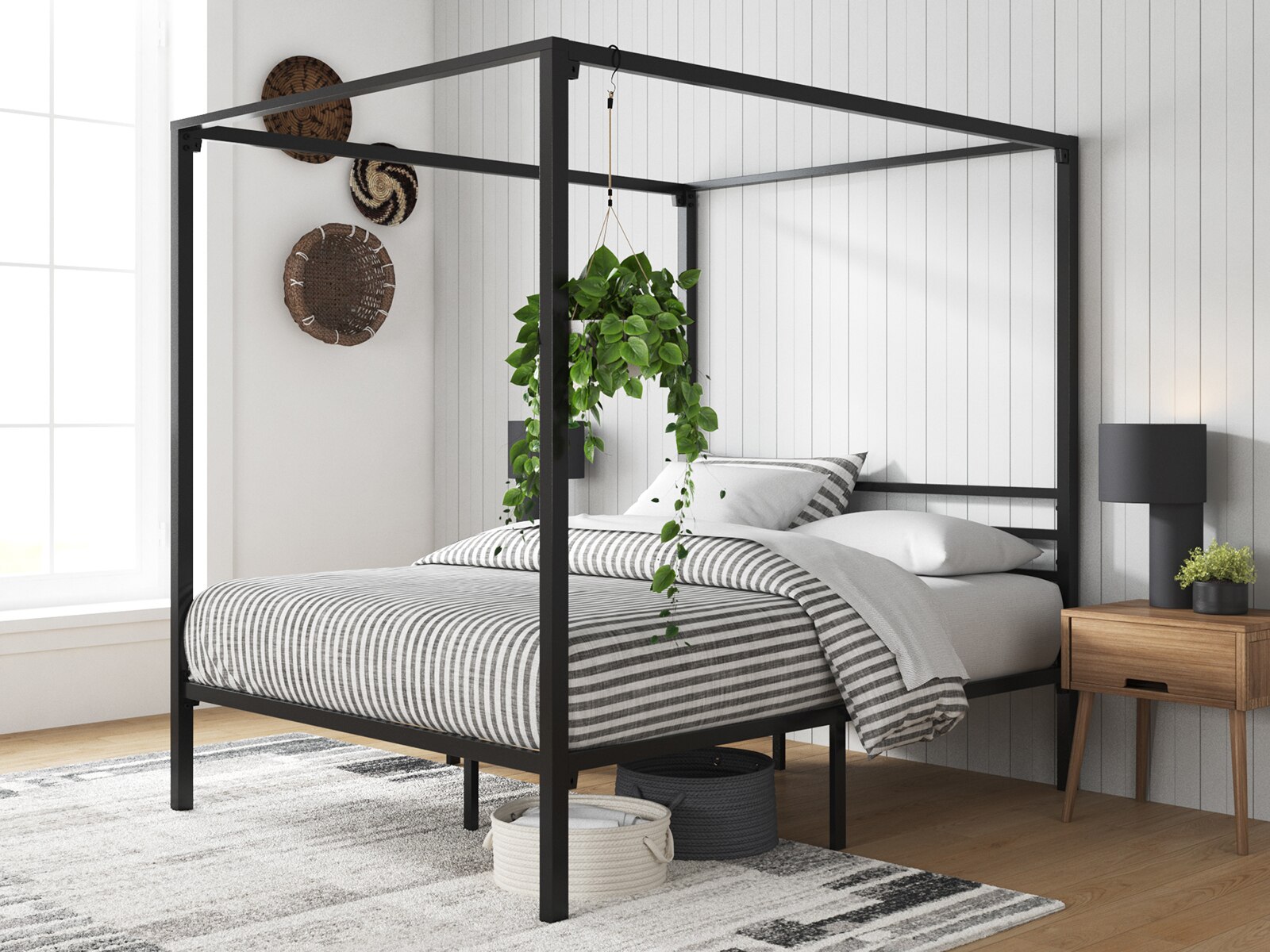 Black Modern Bedroom Furniture | Mattress Firm, image size:1600x1200