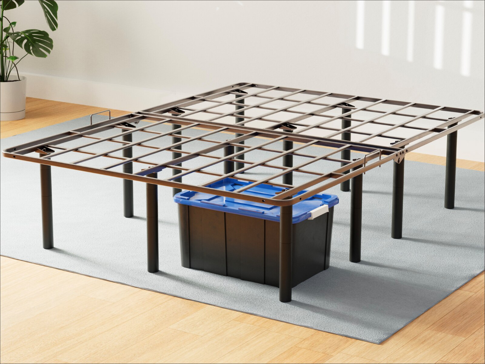 King Size Platform Frames For Box Spring Replacement