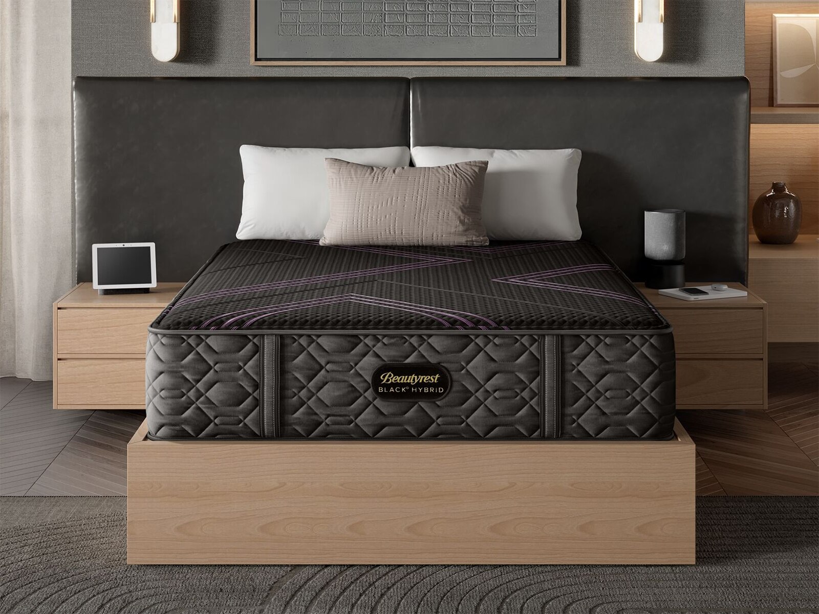 Black Hybrid Mattresses For Luxury Sleep