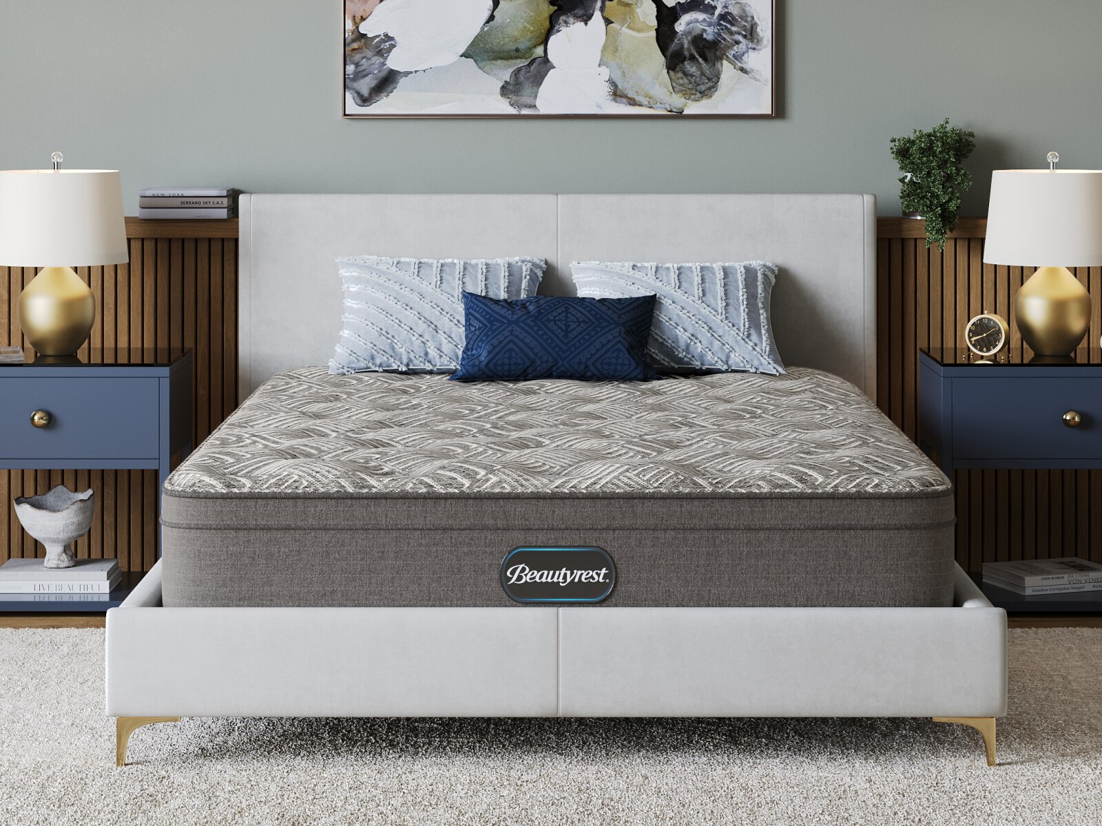 BR800 Greenwood 12" Plush Euro Top Mattress