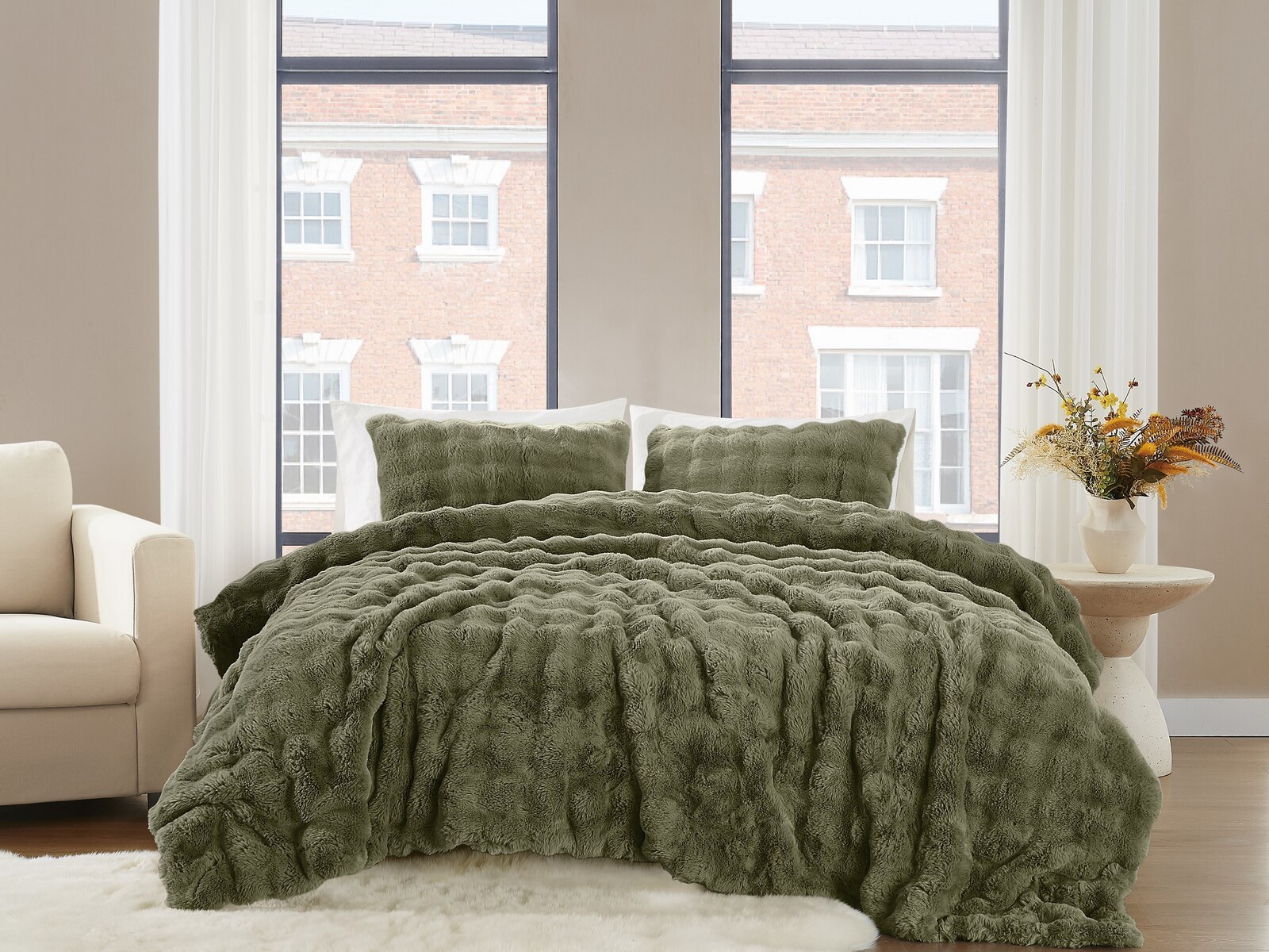 Luxurious Textured Comforter Sets