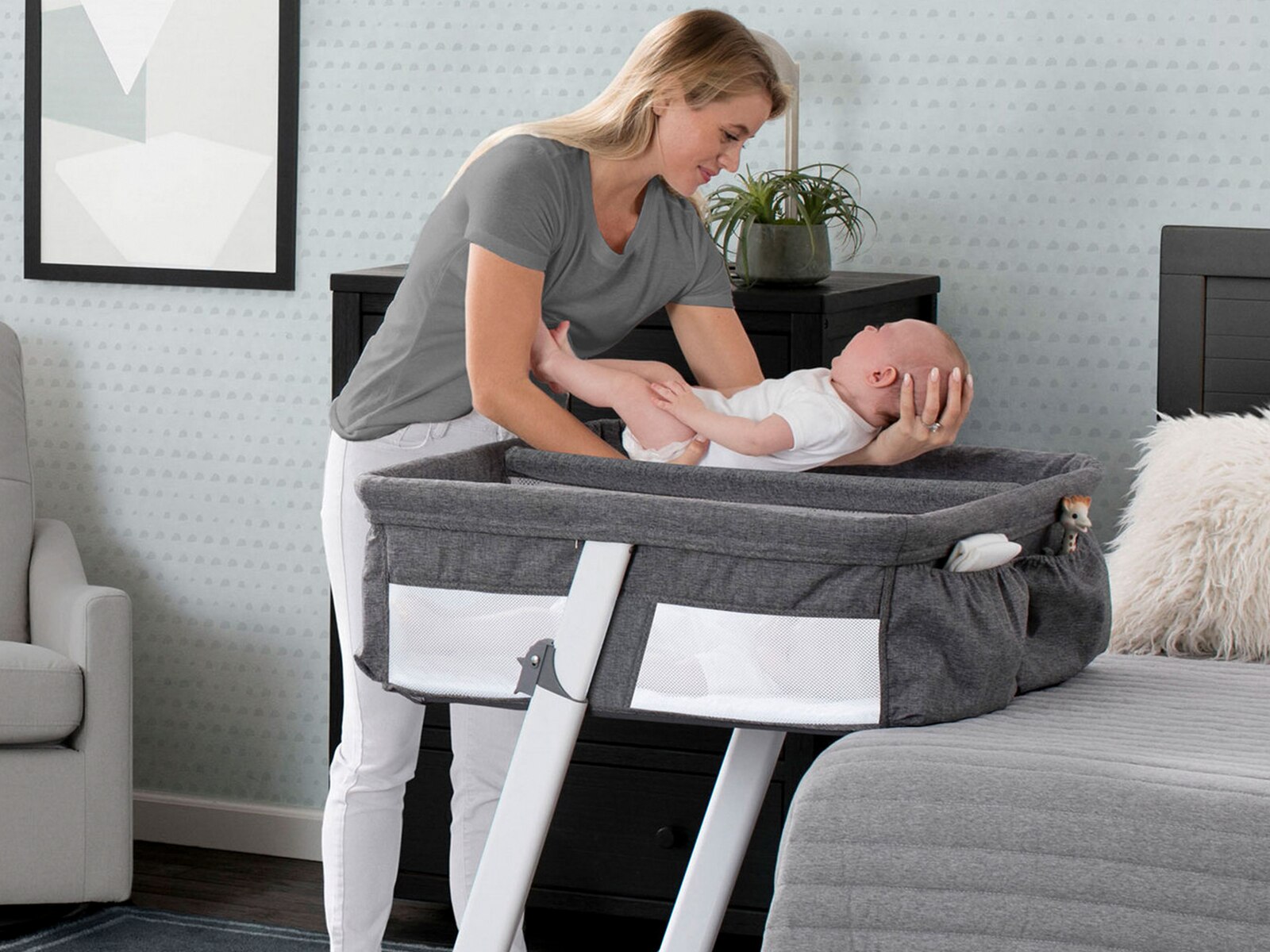 By The Bed Twin City Sleeper Bassinet