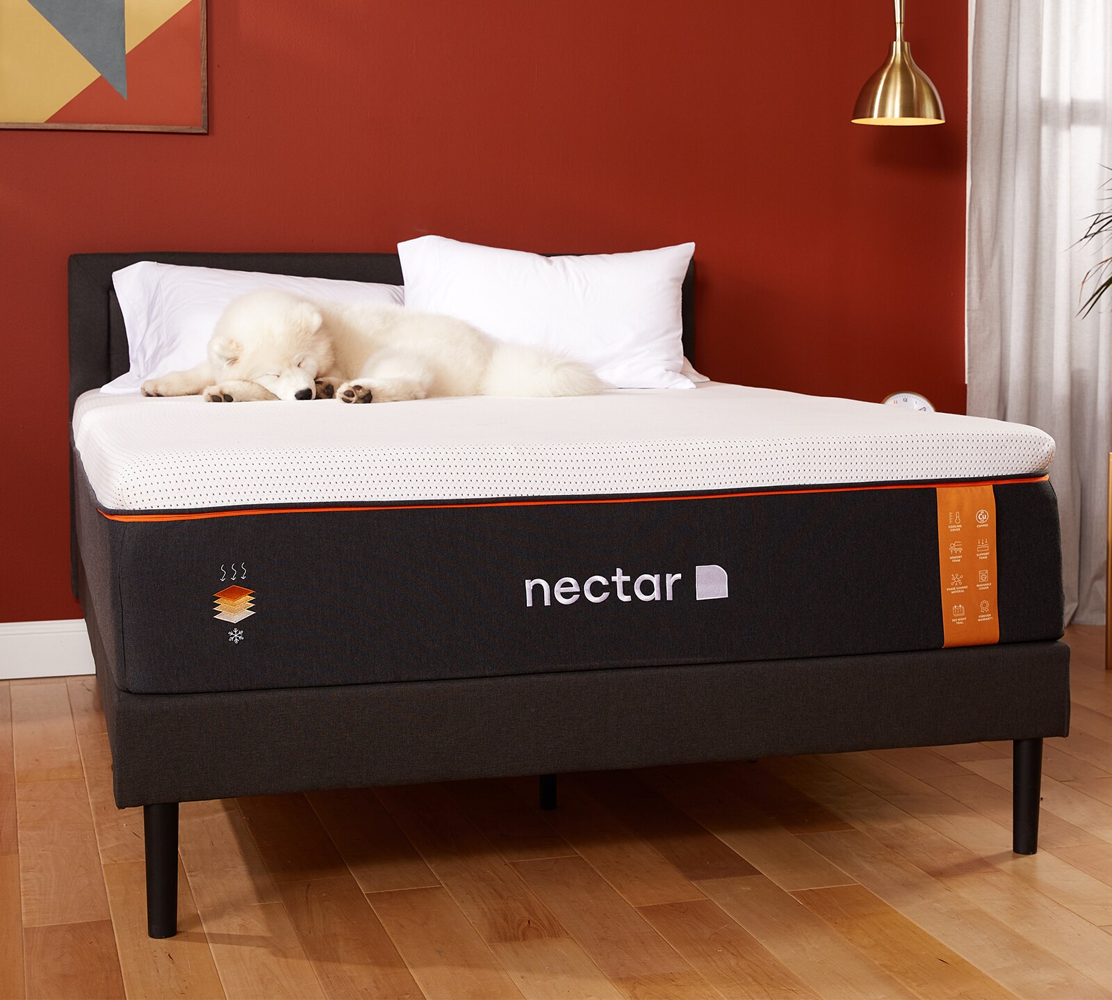Nectar Premier Copper 14" Memory Foam Mattress Mattress Firm